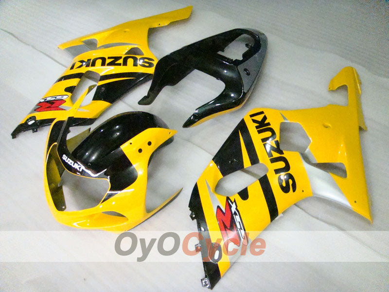 Einspritzverkleidungskit für 01-03 GSX R600 - Gelb, Schwarz - Werksstil #OYO87901148 Zweitbild