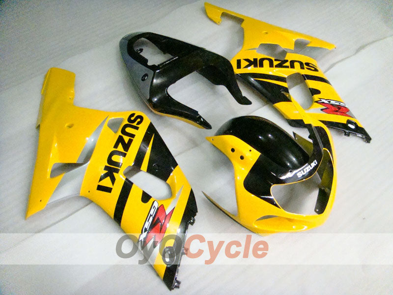 Einspritzverkleidungskit für 01-03 GSX R600 - Gelb, Schwarz - Werksstil #OYO87901148 Hauptbild