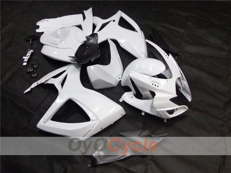 Unlackierter Verkleidungssatz aus Spritzguss für 06-07 GSX R600 - Weiß - Werksstil #OYO87902482 Zweitbild