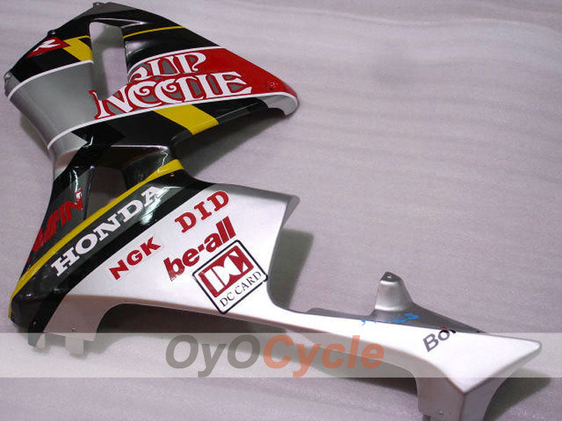 Verkleidungssatz für 03-04 CBR600RR - Rot, Silber - Cup Needle #OYO87900223