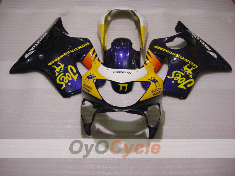 Verkleidungssatz für Einspritzermodelle der CBR600F4 99-00 - Gelb, Blau - Camel #OYO87900105 Zweitbild