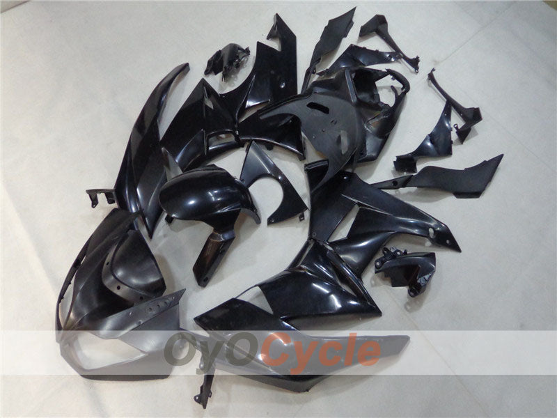 Unlackierter Spritzguss-Verkleidungssatz für NINJA ZX-6R 09-12  - Schwarz - Werksdesign #OYO87902473