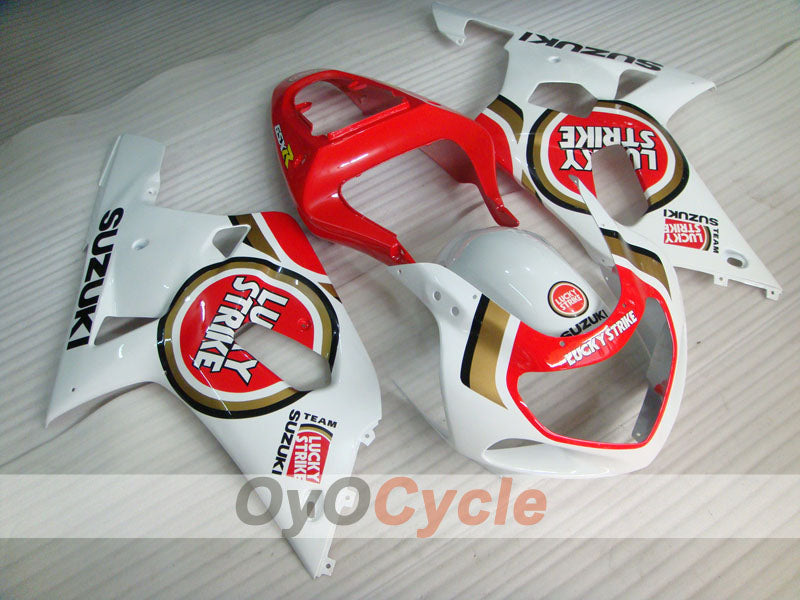 Verkleidungssatz für Einspritzmodelle, GSX R750, 00-03 - Rot, Weiß - Lucky Strike #OYO87901061 Hauptbild