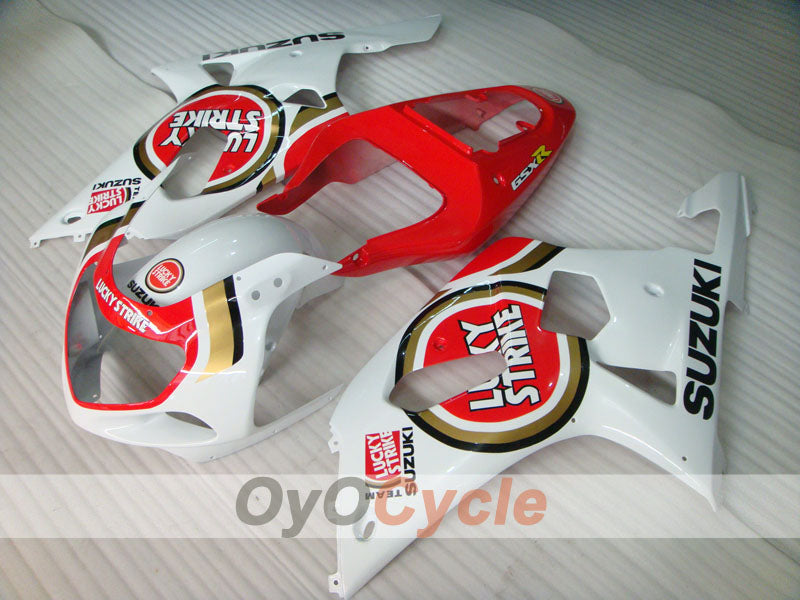 Einspritz-Verkleidungskit für GSX R600 01-03 - Rot, Weiß - Lucky Strike #OYO87901057 Zweitbild