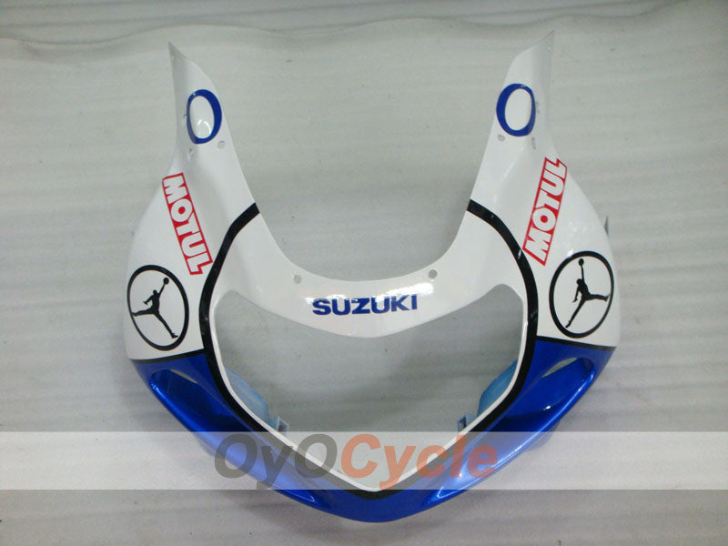 Einspritzverkleidungssatz für GSX R1000 00-02 - Blau, Weiß - DUNLOP #OYO87905226