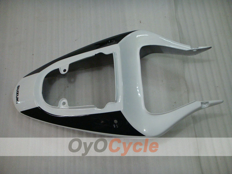 Verkleidungssatz für 00-02 GSX R1000 - Weiß, Schwarz, Silber - Werksstil #OYO87905205