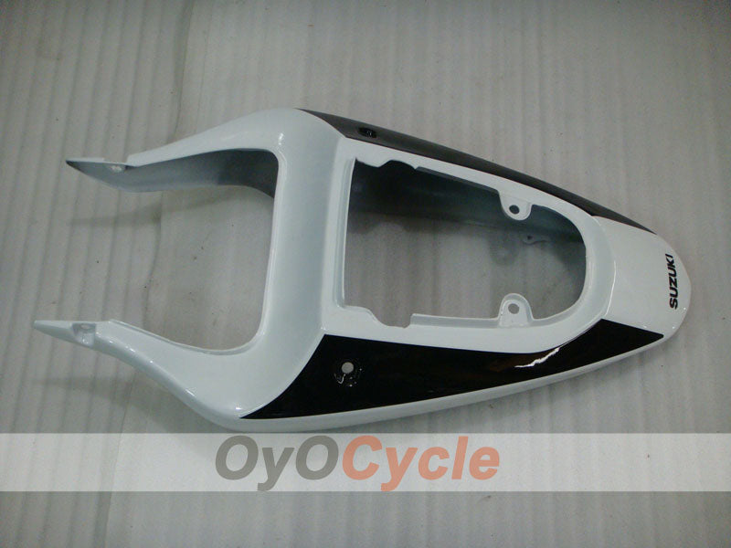 Verkleidungssatz für 00-02 GSX R1000 - Weiß, Schwarz, Silber - Werksstil #OYO87905205