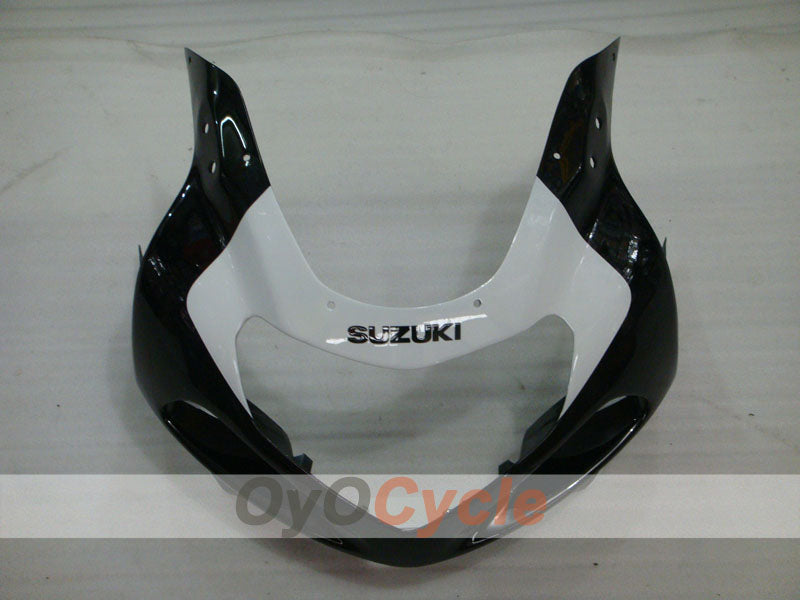 Verkleidungssatz für 00-02 GSX R1000 - Weiß, Schwarz, Silber - Werksstil #OYO87905205