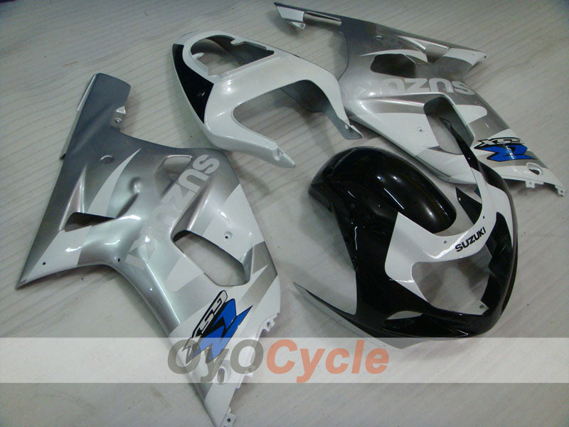 Einspritzverkleidungssatz für GSX R600 01-03 - Weiß, Schwarz, Silber - Werksstil #OYO87905104 Zweitbild