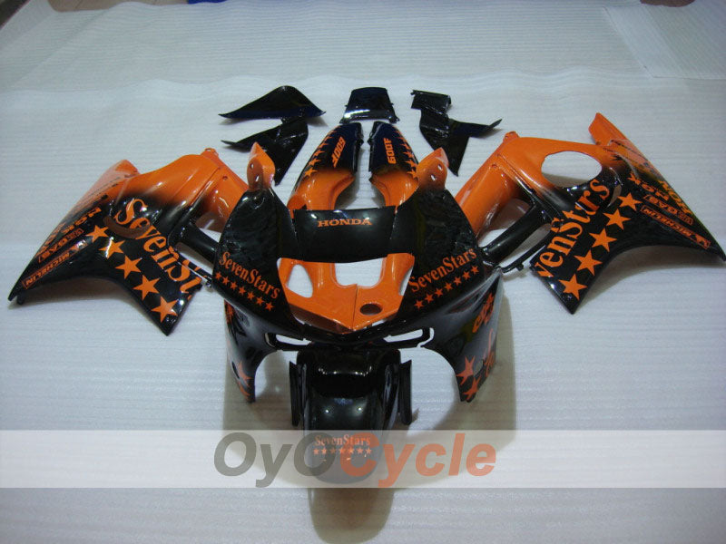 Verkleidungssatz für Einspritzermodelle der CBR600F3 97-98 - Orange, Schwarz - SevenStars #OYO87900057 Zweitbild