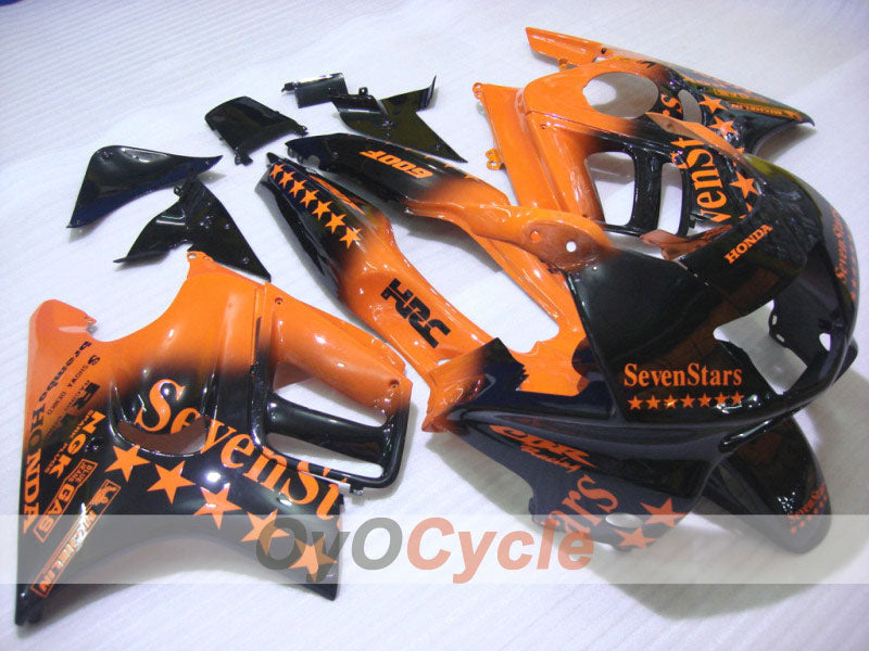 Verkleidungssatz für Einspritzermodelle der CBR600F3 97-98 - Orange, Schwarz - SevenStars #OYO87900057 Hauptbild