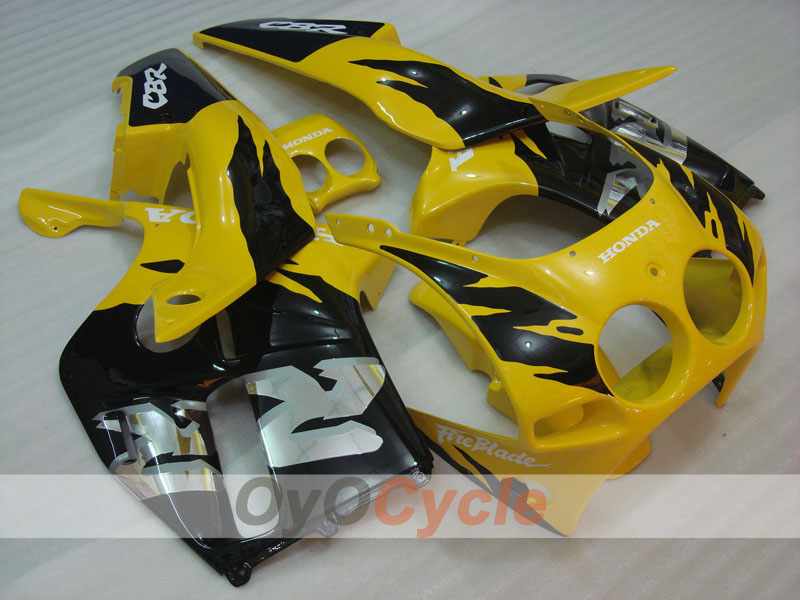 Verkleidungssatz mit Einspritzung für CBR250RR 88-89 - Gelb, Schwarz - Werksstil #OYO87902900 Hauptbild