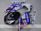 Verkleidungssatz für 01-03 GSX R600, Spritzguss - Blau, Weiß - MICHELIN #OYO87905082