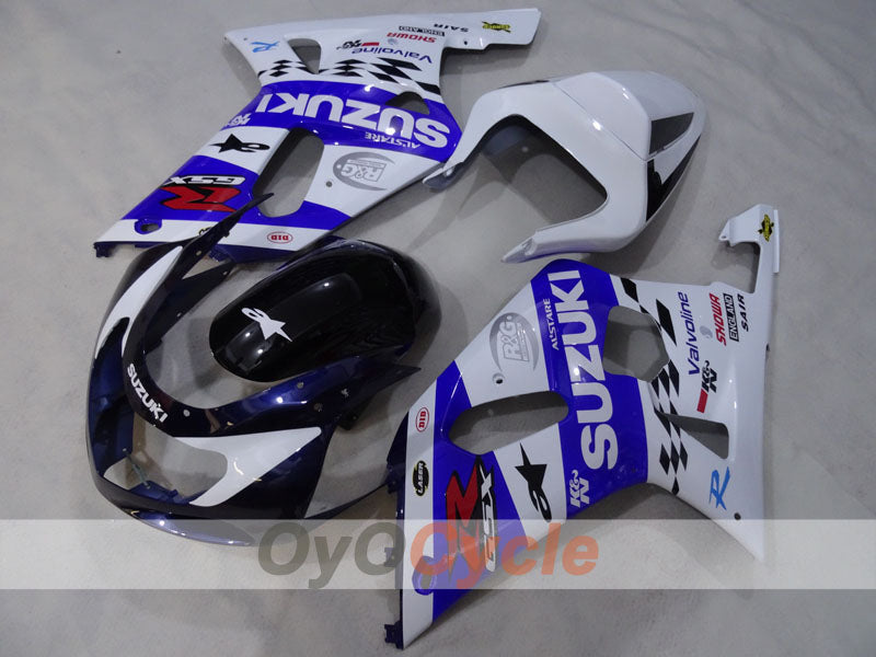 Einspritzverkleidungssatz für GSX R750 00-03 - Blau, Weiß - MICHELIN #OYO87905137 Zweitbild