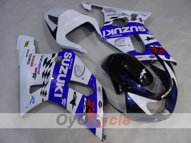 Verkleidungssatz für 01-03 GSX R600, Spritzguss - Blau, Weiß - MICHELIN #OYO87905082 Hauptbild