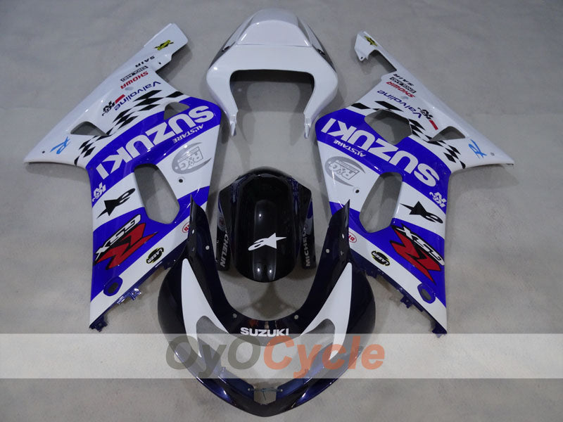 Verkleidungssatz für 01-03 GSX R600, Spritzguss - Blau, Weiß - MICHELIN #OYO87905082 Zweitbild