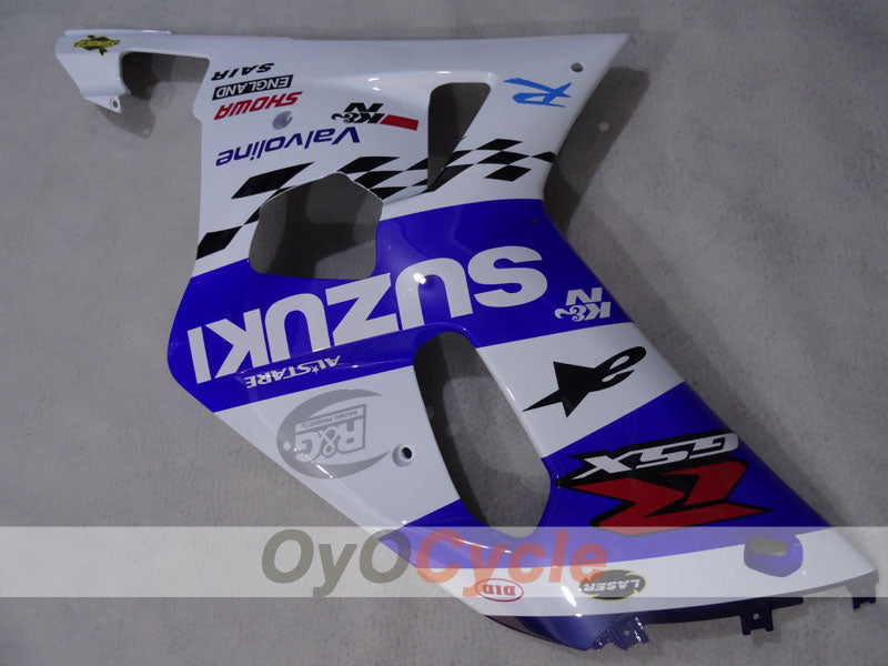 Verkleidungssatz für 01-03 GSX R600, Spritzguss - Blau, Weiß - MICHELIN #OYO87905082