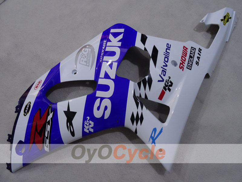 Verkleidungssatz für 01-03 GSX R600, Spritzguss - Blau, Weiß - MICHELIN #OYO87905082
