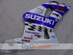 Verkleidungssatz für 01-03 GSX R600, Spritzguss - Blau, Weiß - MICHELIN #OYO87905082