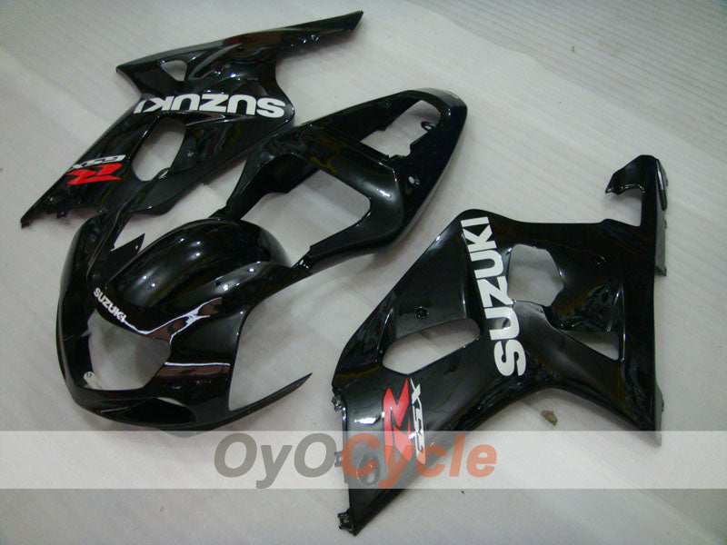 Verkleidungssatz für 01-03 GSX R600, Spritzguss - Schwarz - Werksstil #OYO87905085 Zweitbild