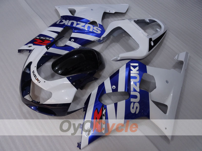 Einspritzverkleidungssatz für GSX R1000 00-02 - Blau, Weiß - Werksstil #OYO87905219 Hauptbild