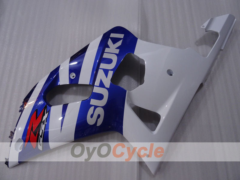 Einspritzverkleidungssatz für GSX R1000 00-02 - Blau, Weiß - Werksstil #OYO87905219