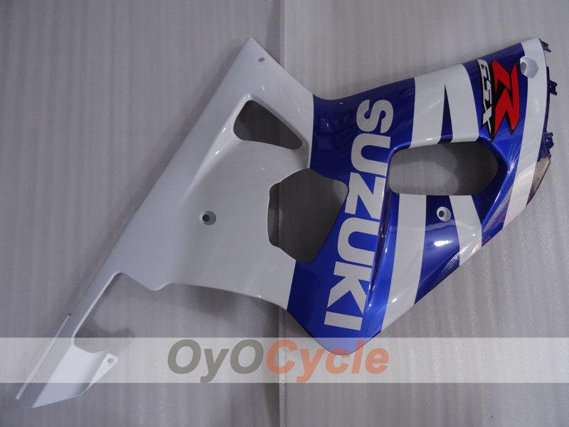 Einspritzverkleidungssatz für GSX R1000 00-02 - Blau, Weiß - Werksstil #OYO87905219