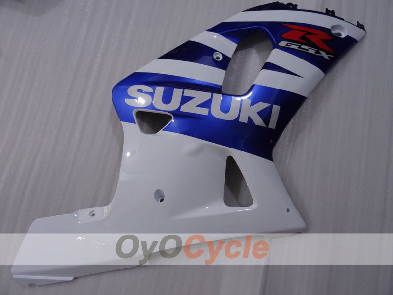 Einspritzverkleidungssatz für GSX R1000 00-02 - Blau, Weiß - Werksstil #OYO87905219