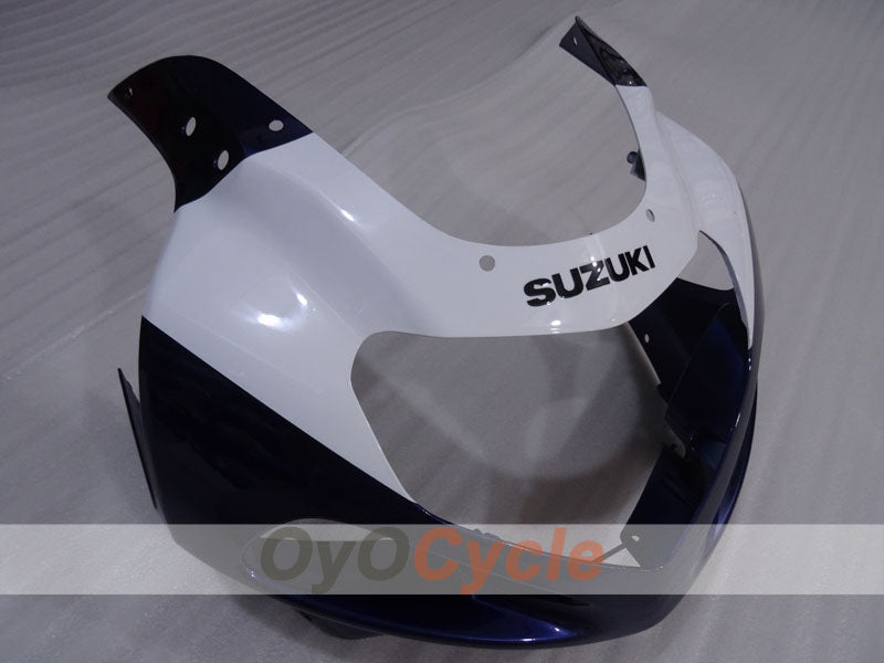 Einspritzverkleidungssatz für GSX R1000 00-02 - Blau, Weiß - Werksstil #OYO87905219