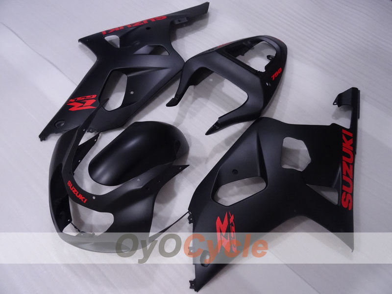 Einspritzverkleidungssatz für GSX R750 00-03 - Schwarz - Werksdesign #OYO87905133