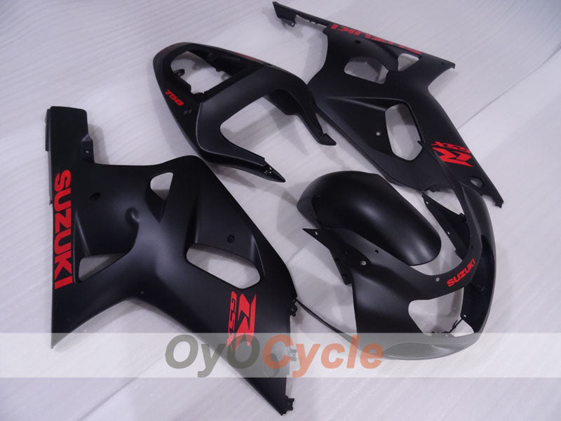 Einspritzverkleidungssatz für GSX R750 00-03 - Schwarz - Werksdesign #OYO87905133