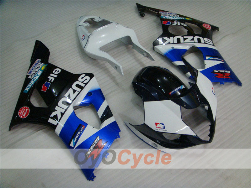 Spritzverkleidungssatz für 03-04 GSX R1000 - Weiß, Schwarz - MOTOREX #OYO87901845 Zweitbild