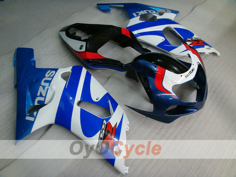 Einspritz-Verkleidungssatz für GSX R750, Baujahre 00-03 - Blau, Weiß - Werksstil #OYO87905123 Zweitbild