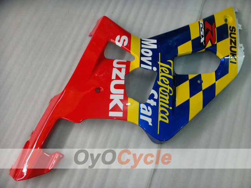 Linke & rechte Seitenverkleidung für Suzuki 01-03 GSXR600 #OYO87908310 Zweitbild