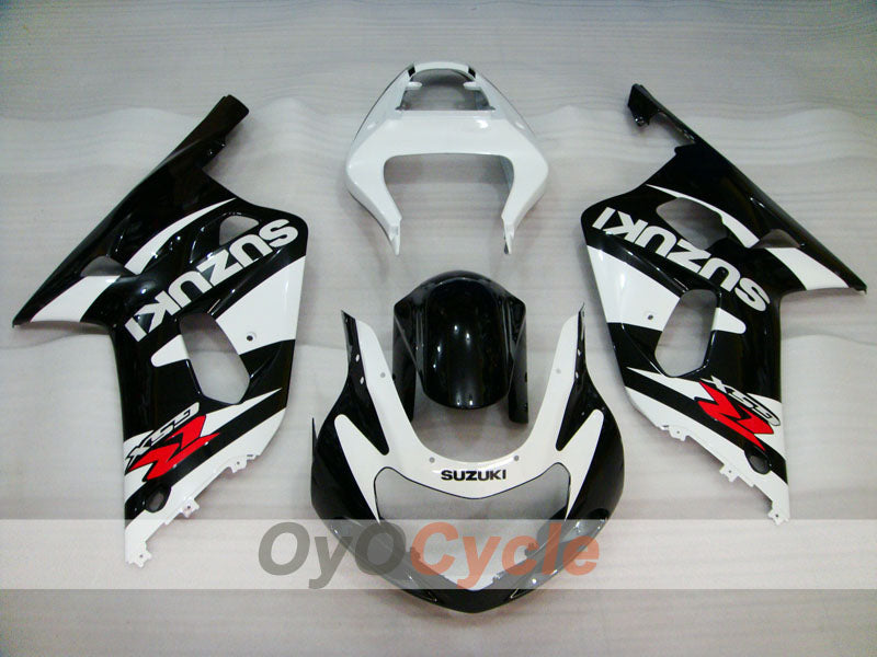 Einspritz-Verkleidungssatz für GSX R750 00-03 - Weiß, Schwarz - Werksstil #OYO87901122 Zweitbild