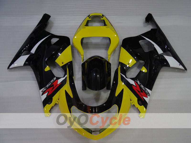 Einspritz-Verkleidungssatz für GSX R600, Baujahre 01-03 - Gelb, Schwarz - Werksstil #OYO87905126 Zweitbild