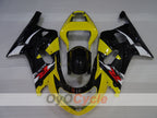 Einspritzverkleidungssatz für GSX R1000 00-02 - Gelb, Schwarz - Werksstil #OYO87905224