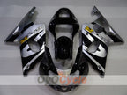 Einspritzverkleidungssatz für GSX R750 00-03 - Schwarz, Silber - Werksstil #OYO87905165