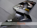 Einspritzverkleidungssatz für GSX R750 00-03 - Schwarz, Silber - Werksstil #OYO87905165
