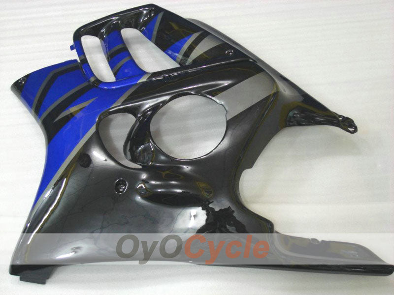 Verkleidungssatz für Einspritzmodelle der CBR600F3, 97-98 - Blau, Schwarz - Werksstil #OYO87900093