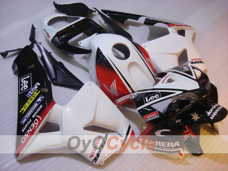Verkleidungssatz für Einspritzermodelle 05-06 CBR600RR - Weiß, Schwarz - Lee, MICHELIN #OYO87900262 Zweitbild