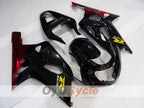 Verkleidungssatz für 00-02 GSX R1000 - Rot, Schwarz - Werksstil #OYO87905212