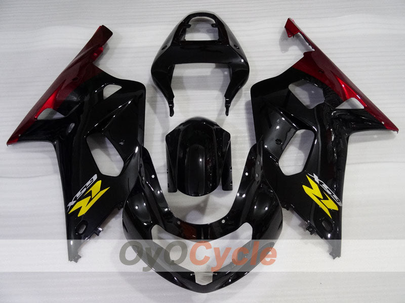 Einspritzverkleidungssatz für GSX R600 01-03 - Rot, Schwarz - Werksstil #OYO87905111 Zweitbild