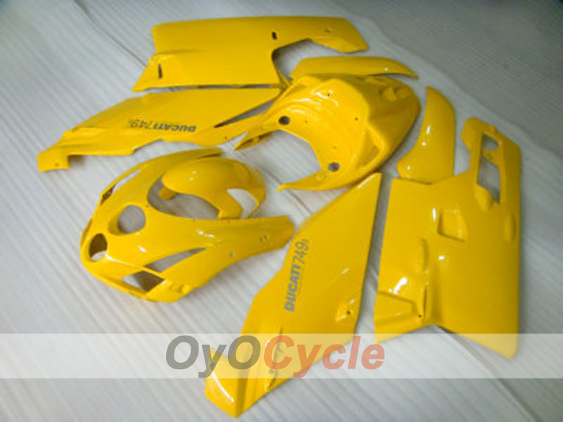 Verkleidungssatz für 03-04 Ducati 749 - Gelb - Werksdesign #OYO87902115 Zweitbild