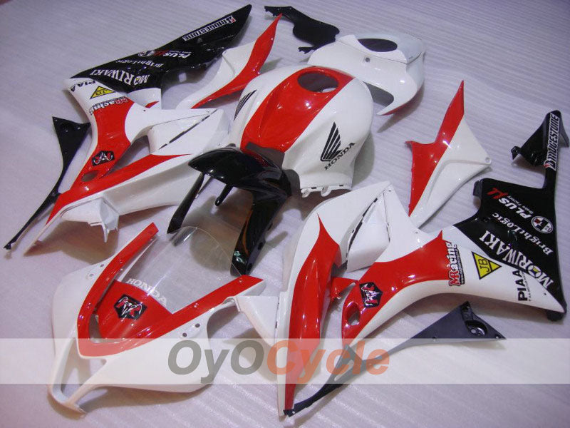 Einspritzverkleidungssatz für 07-08 CBR600RR - Rot, Weiß - M Racing, Moriwaki #OYO87900374 Hauptbild