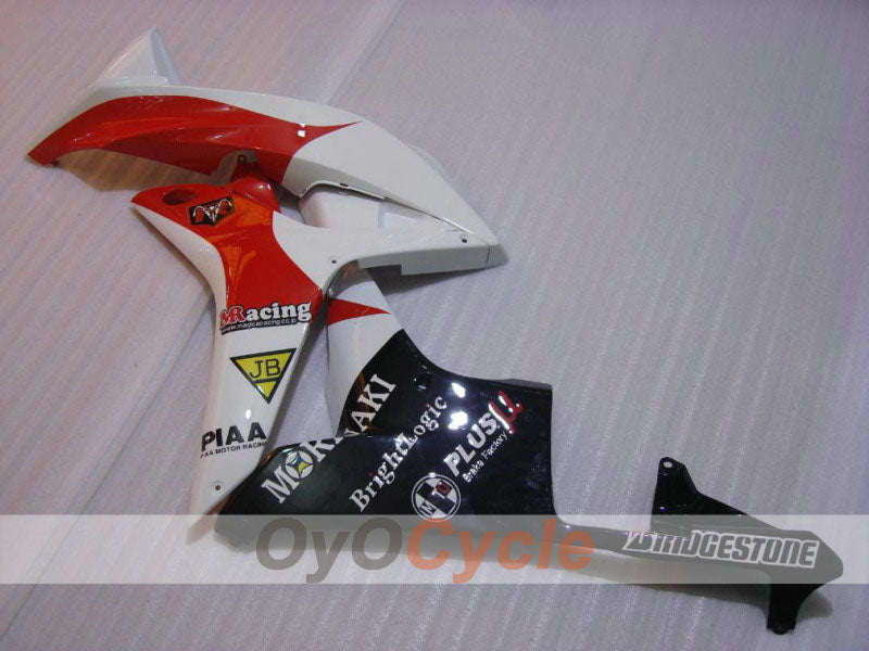 Einspritzverkleidungssatz für 07-08 CBR600RR - Rot, Weiß - M Racing, Moriwaki #OYO87900374 Zweitbild
