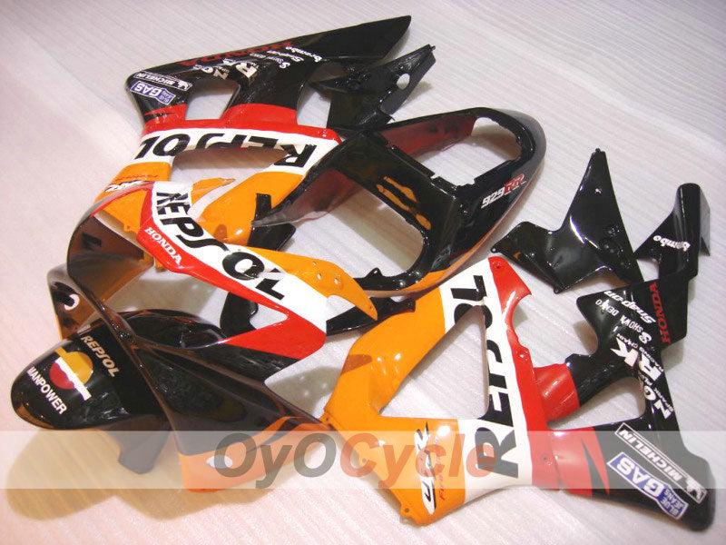 Einspritzverkleidungssatz für 00-01 CBR900RR 929 - Gelb, Schwarz - MICHELIN, Repsol #OYO87902734 Hauptbild