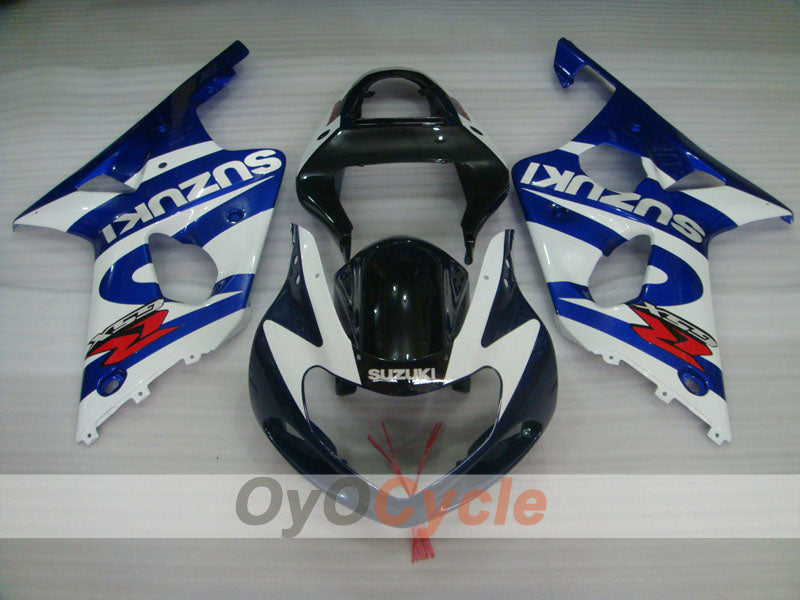 Verkleidungssatz für Einspritzermodelle für 00-02 GSX R1000 - Blau, Weiß - Werksdesign #OYO87901794 Zweitbild