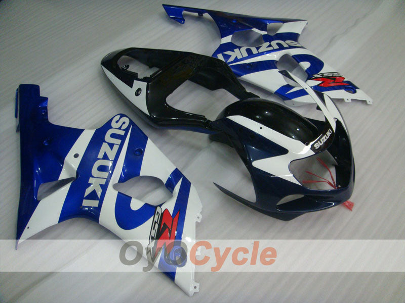Verkleidungssatz für Einspritzermodelle für 00-02 GSX R1000 - Blau, Weiß - Werksdesign #OYO87901794 Hauptbild