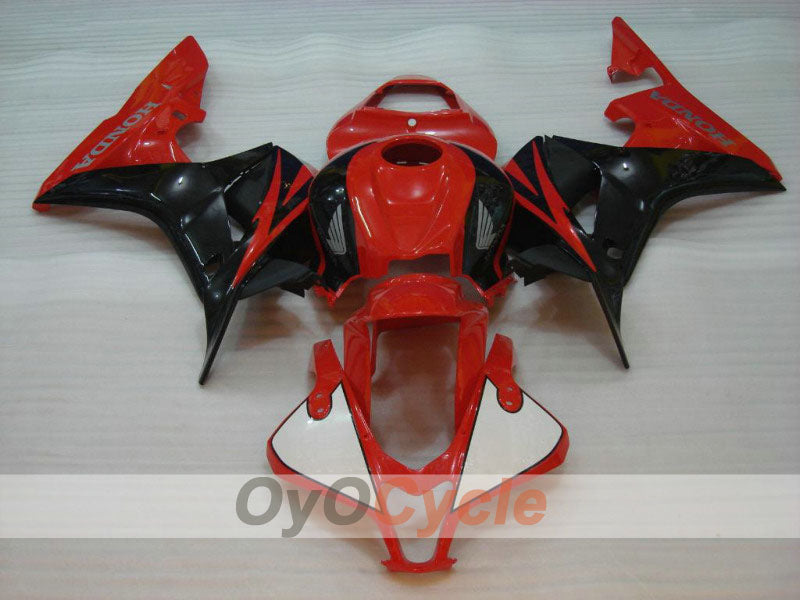 Verkleidungssatz für Einspritzanlage für CBR600RR 07-08 - Rot, Schwarz - Werksdesign #OYO87900380 Hauptbild